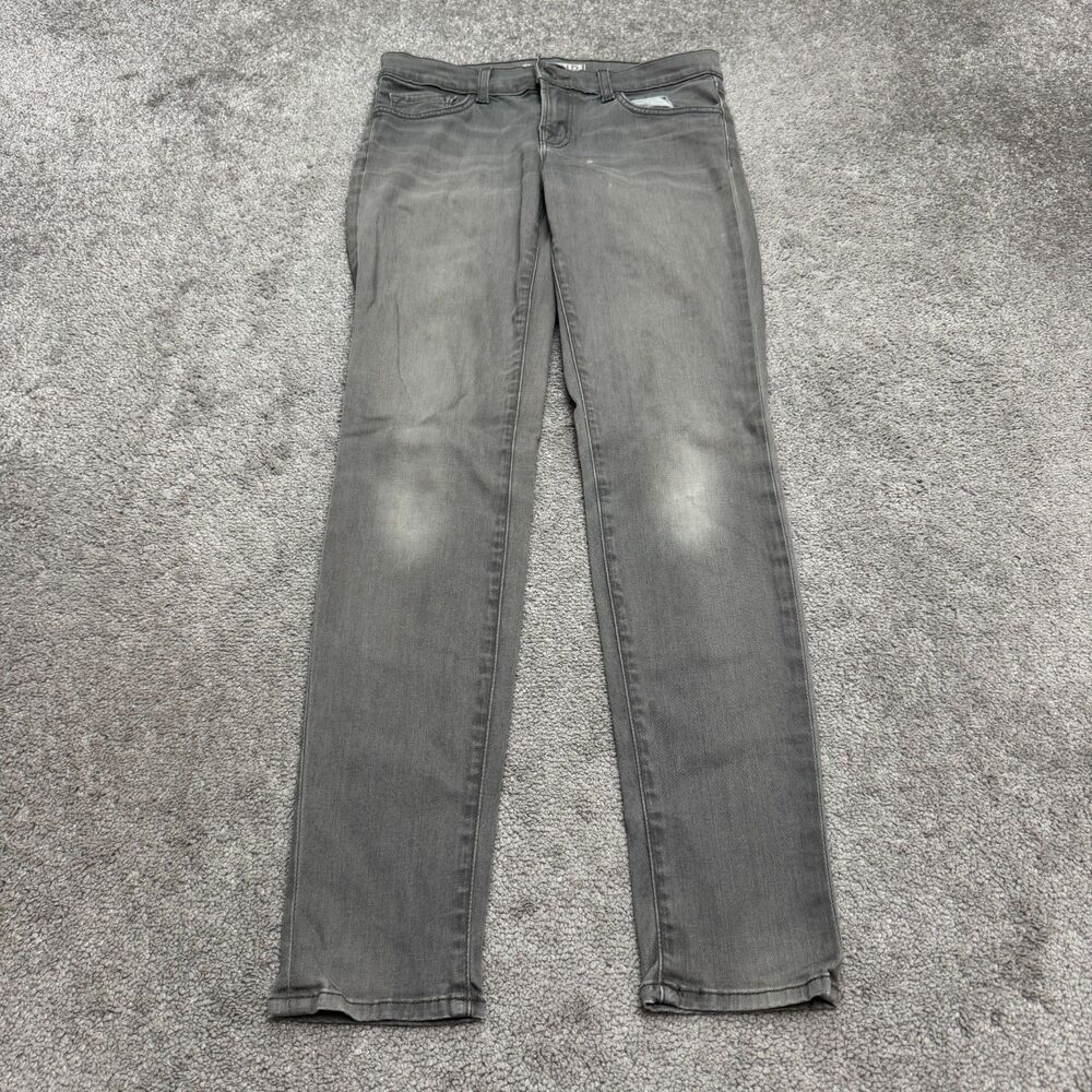 J Brand 910 Low Rise Skinny Leg Stretch Denim Jeans Women 26 Gray Charcoal Was h
